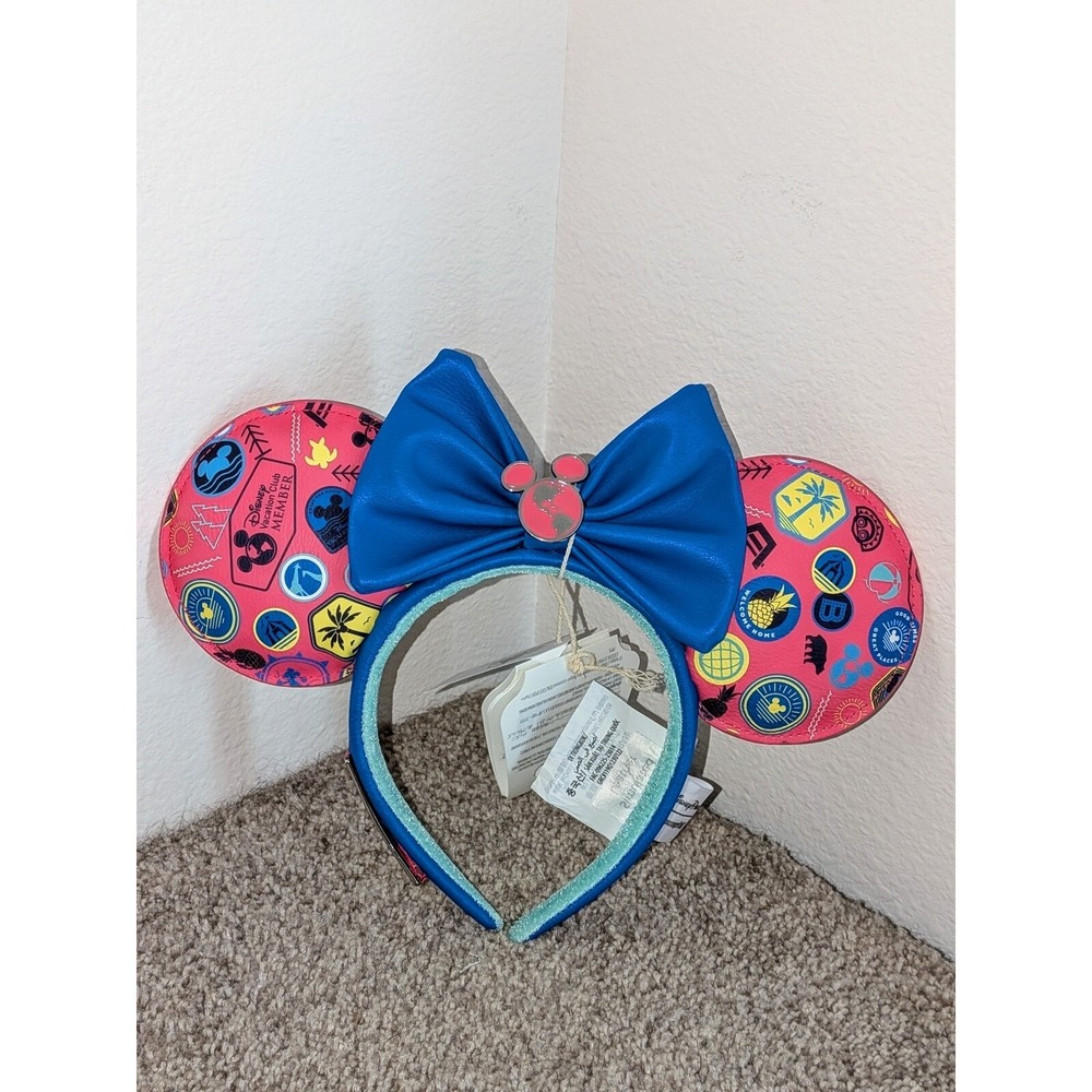 Disney Loungefly Ear Headband Disney World Member Parks Exclusive NWT
